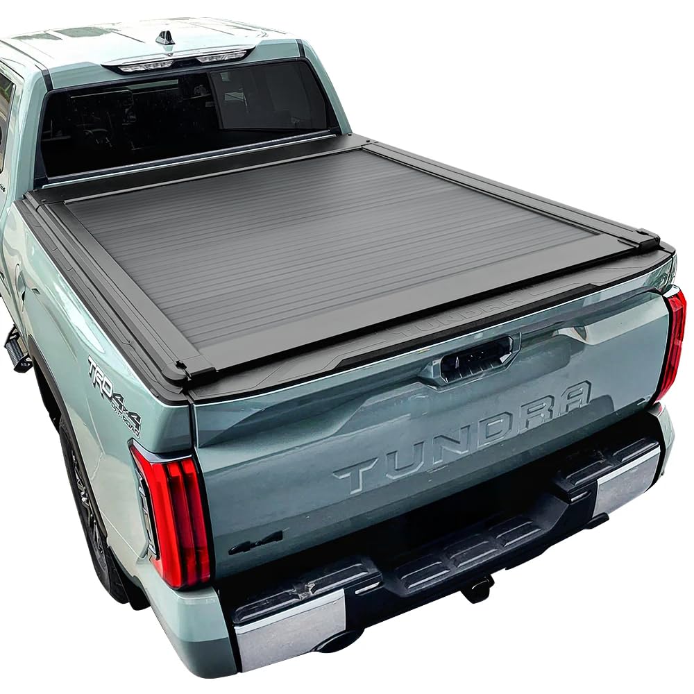Alaska retractable tonneau cover in winter conditions